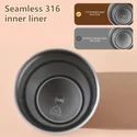450ML Stainless Steel Coffee Mug,Vacuum Insulated Tumbler with Temperature Display,Coffee Thermos Outdoor,Camping Mug with Leak-Proof Lid,Portable Cups for Keep Hot/Ice,Mother's Day Gift