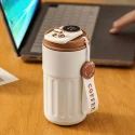 450ML Stainless Steel Coffee Mug,Vacuum Insulated Tumbler with Temperature Display,Coffee Thermos Outdoor,Camping Mug with Leak-Proof Lid,Portable Cups for Keep Hot/Ice,Mother's Day Gift